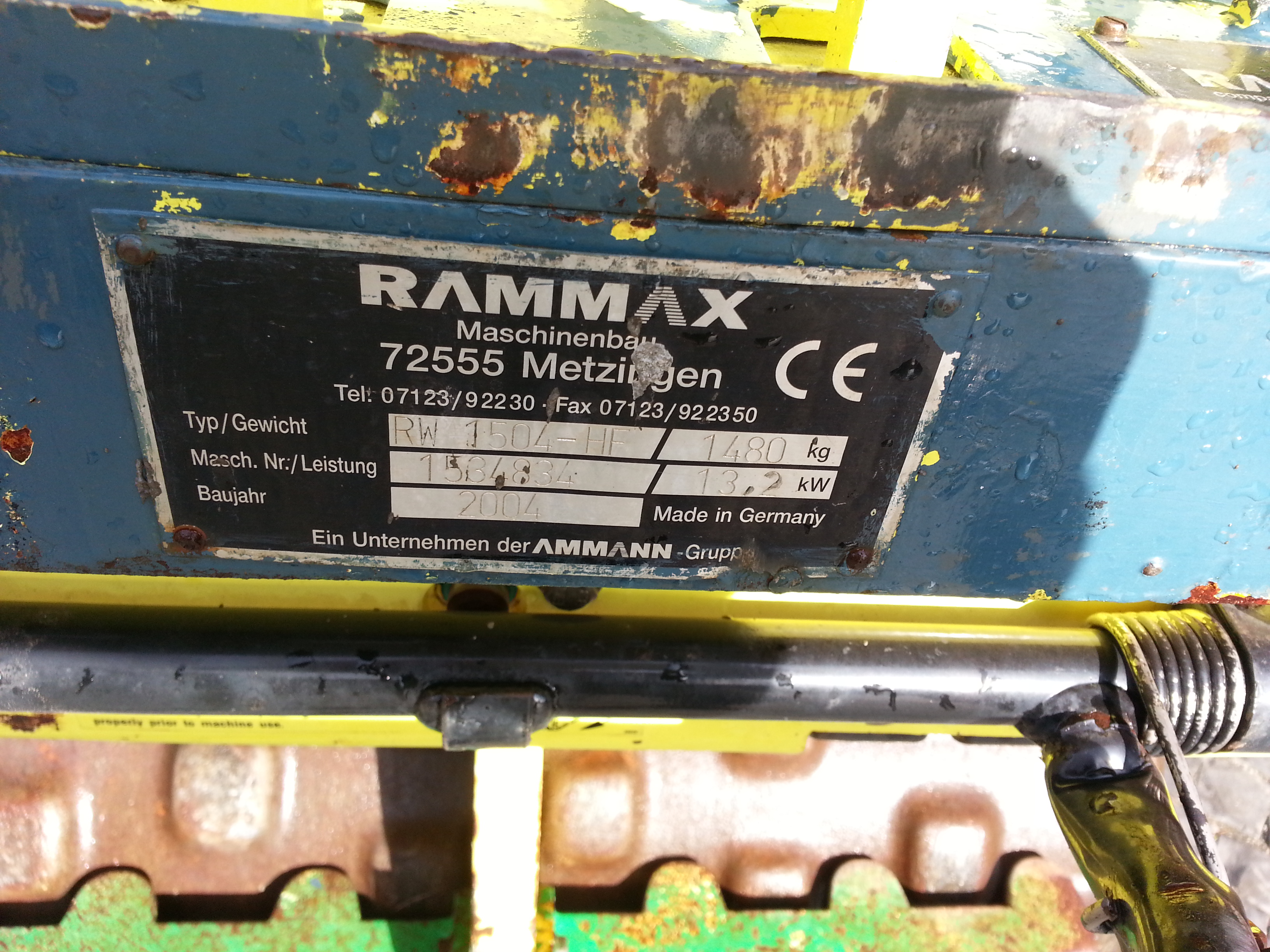 RAMMAX RW1504-HF,R.V.2004,1480KG