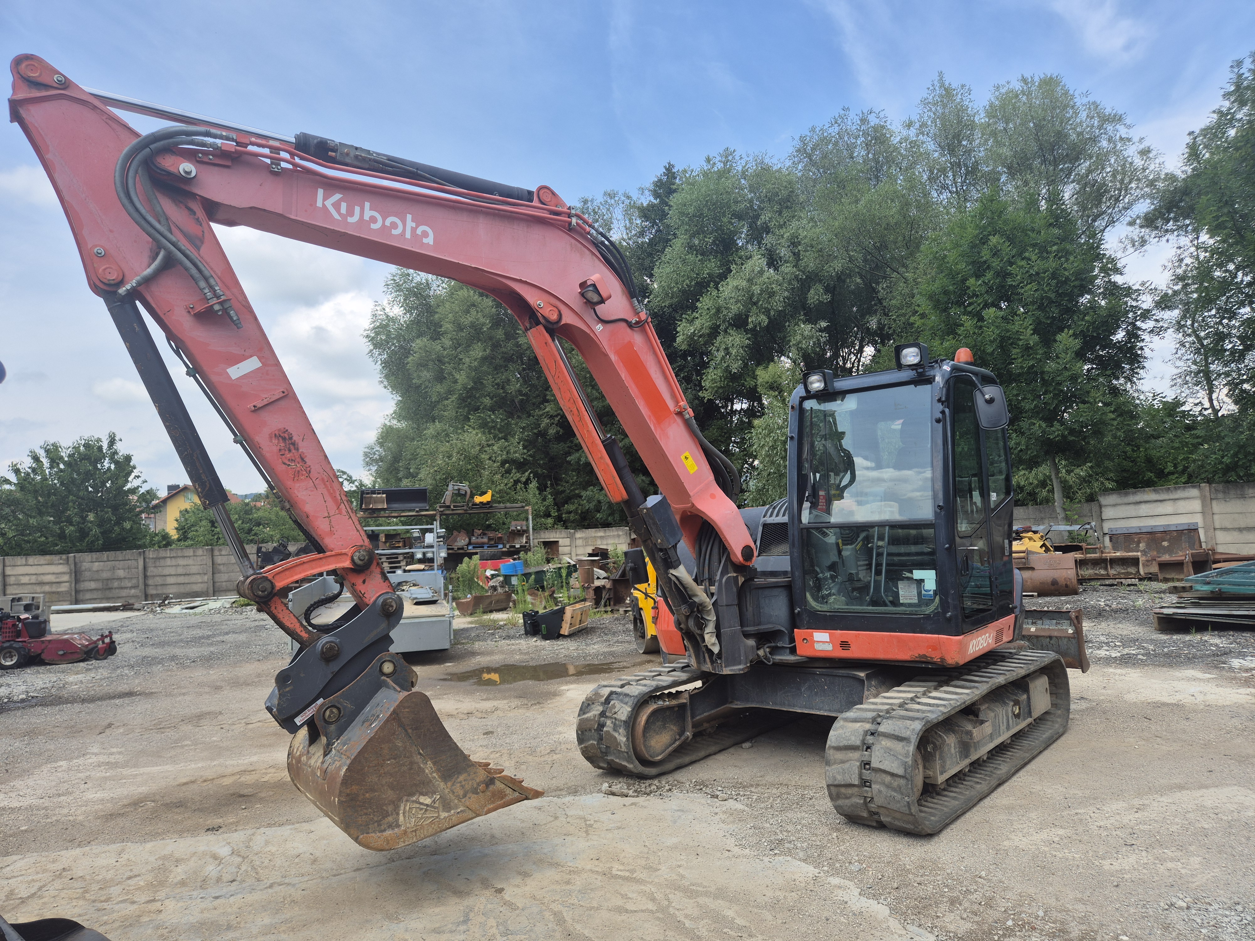 KUBOTA KX080-4, R.V.2014