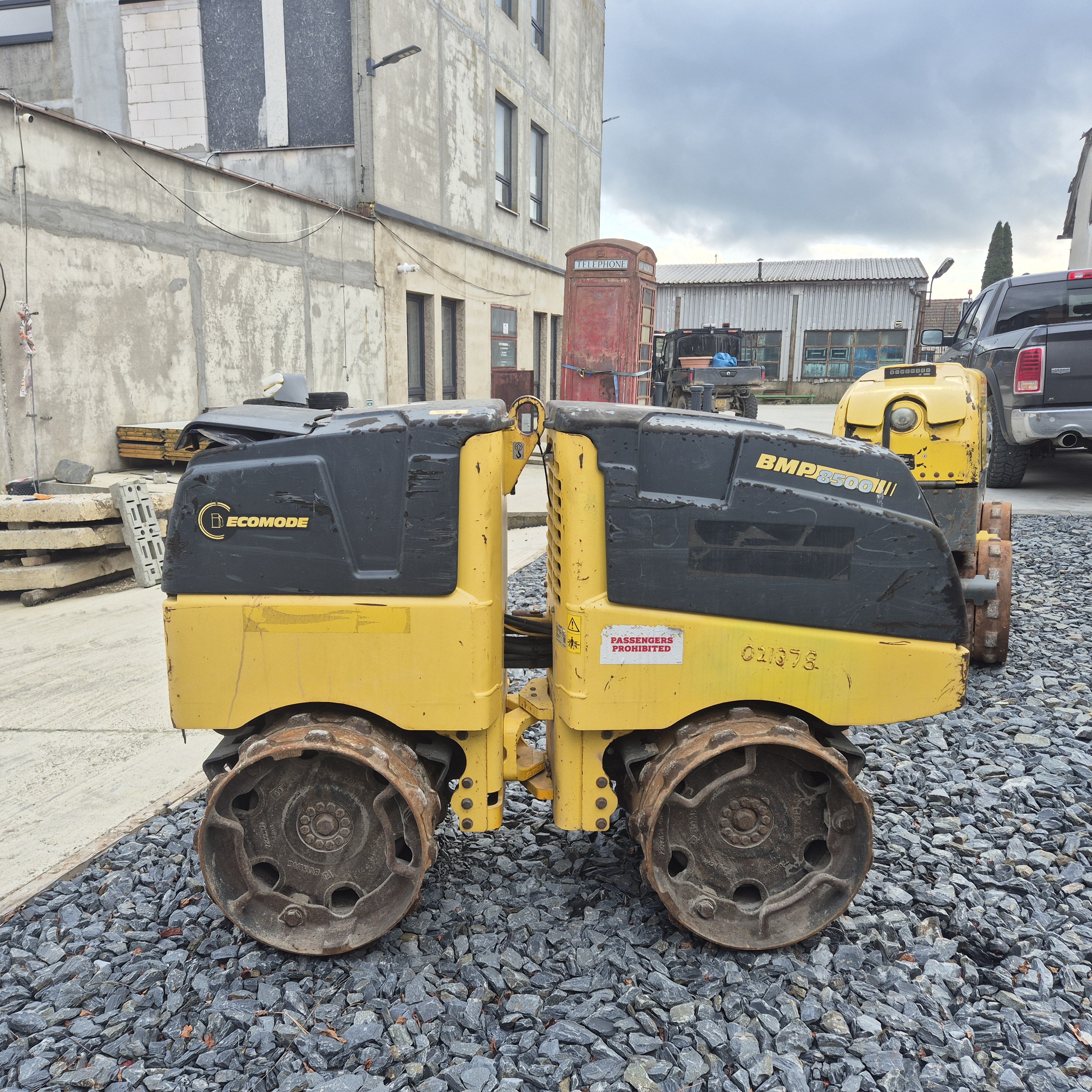 Bomag 8500 Eco mode vibrační válec 